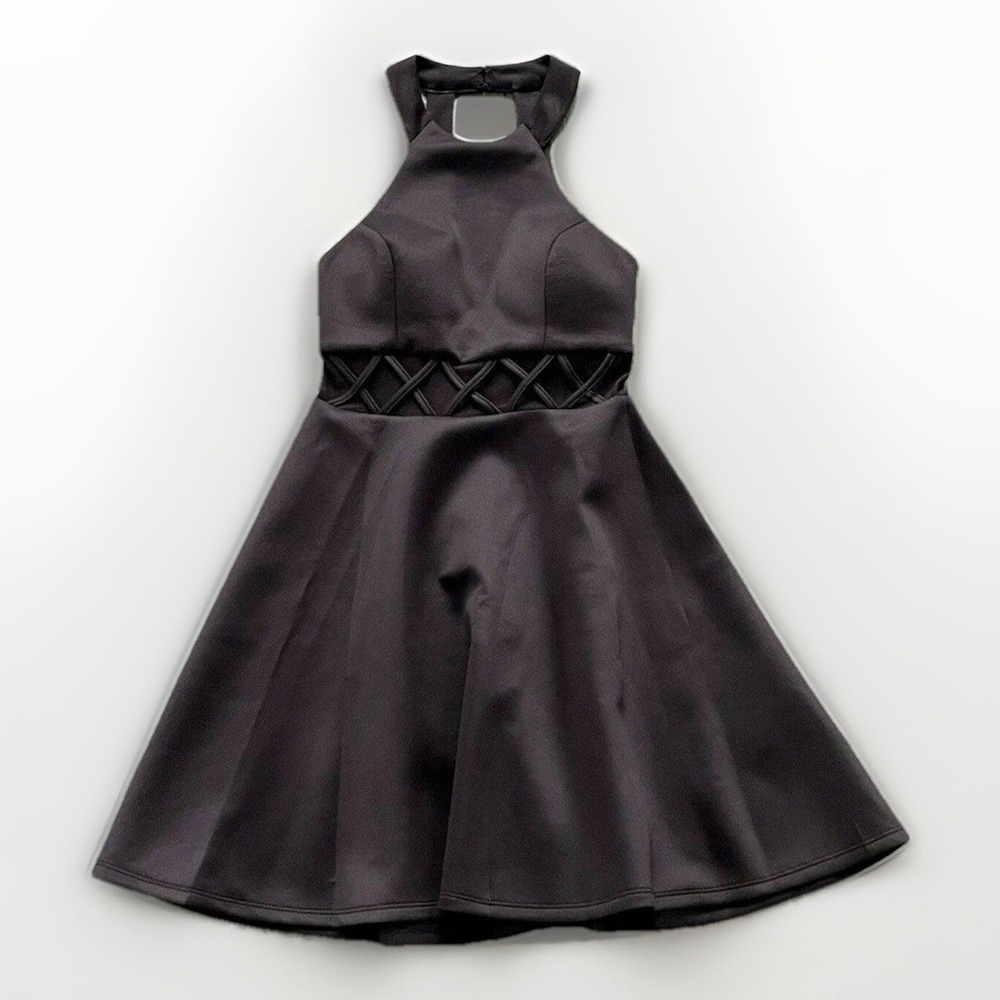 Juniors My Michelle Size 11 Black Short Semi Formal‎ Cocktail Dress LBD